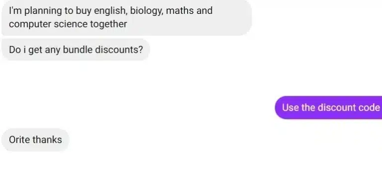 Testimonials from successful exam takers who used Tyrion Papers' resources to prepare for their Edexcel, OCR, and AQA exams, as shared on the company's Facebook and Instagram pages.