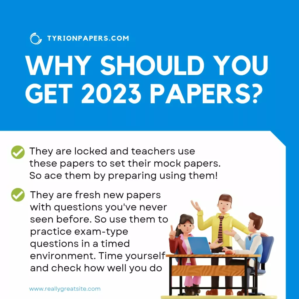why should you get 2023 papers