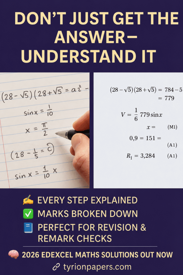 Download Edexcel Maths 2026 Papers and Worked Solutions (GCSE, AS, A ...