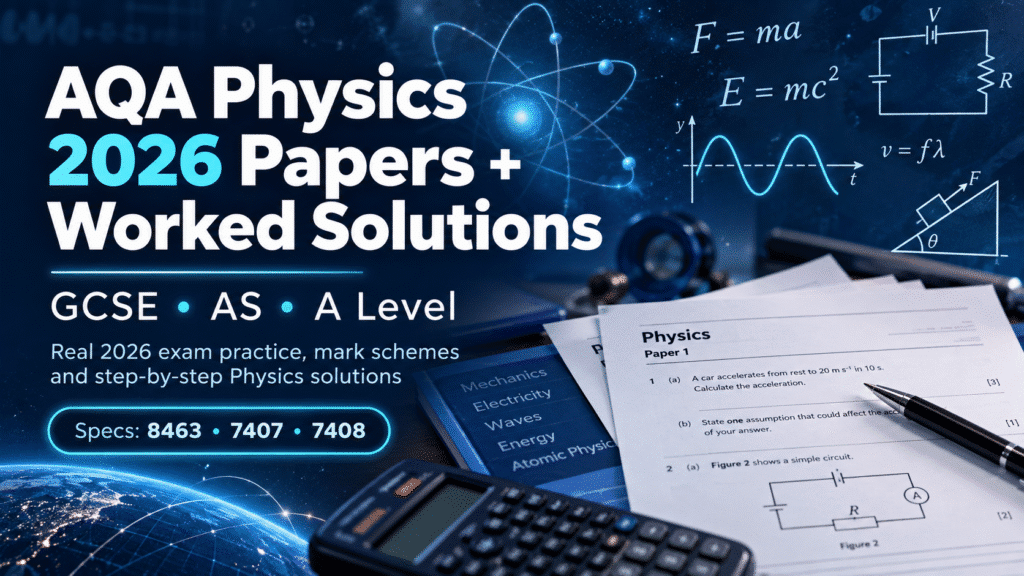 Aqa physics 2026 papers